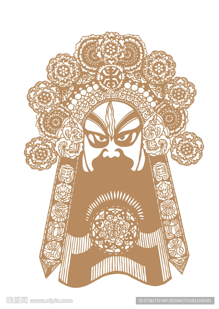 京剧脸谱图案艺术形象
