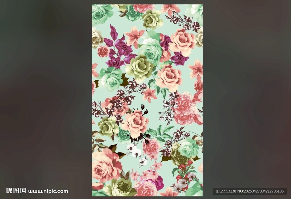 手绘花