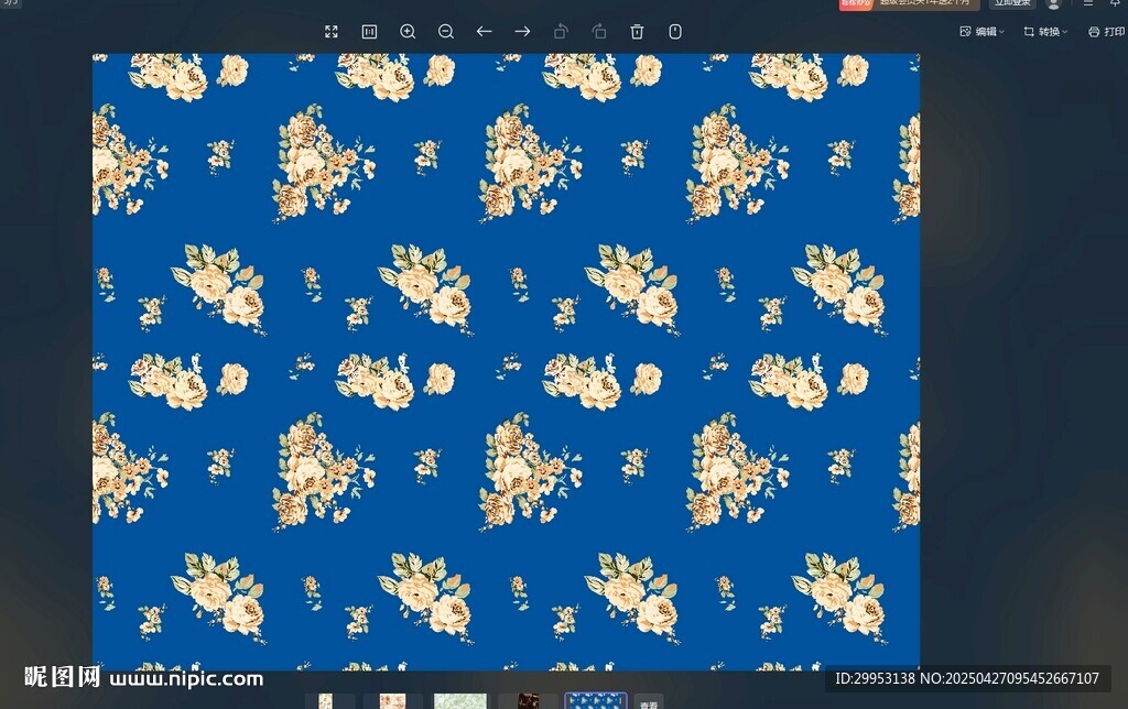 手绘花