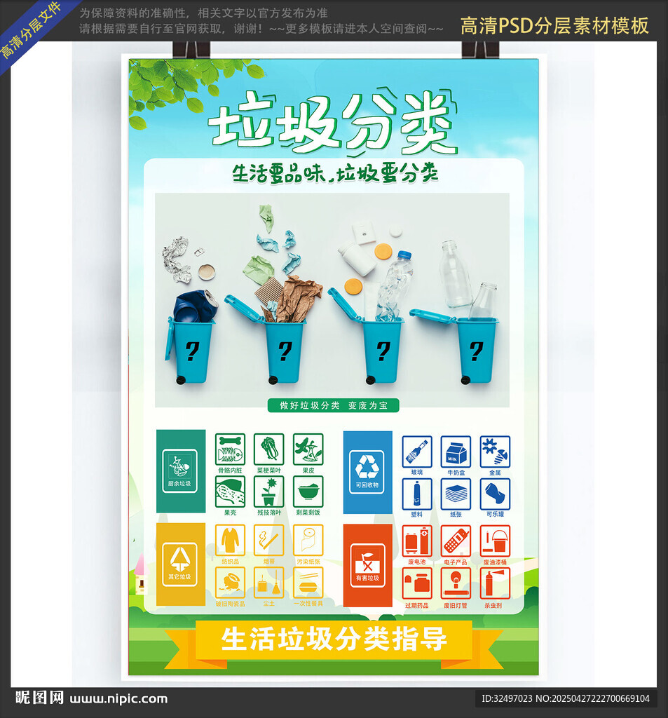 垃圾分类宣传海报