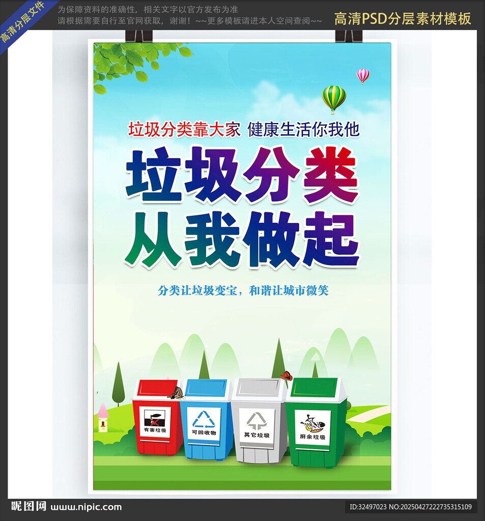 垃圾分类海报