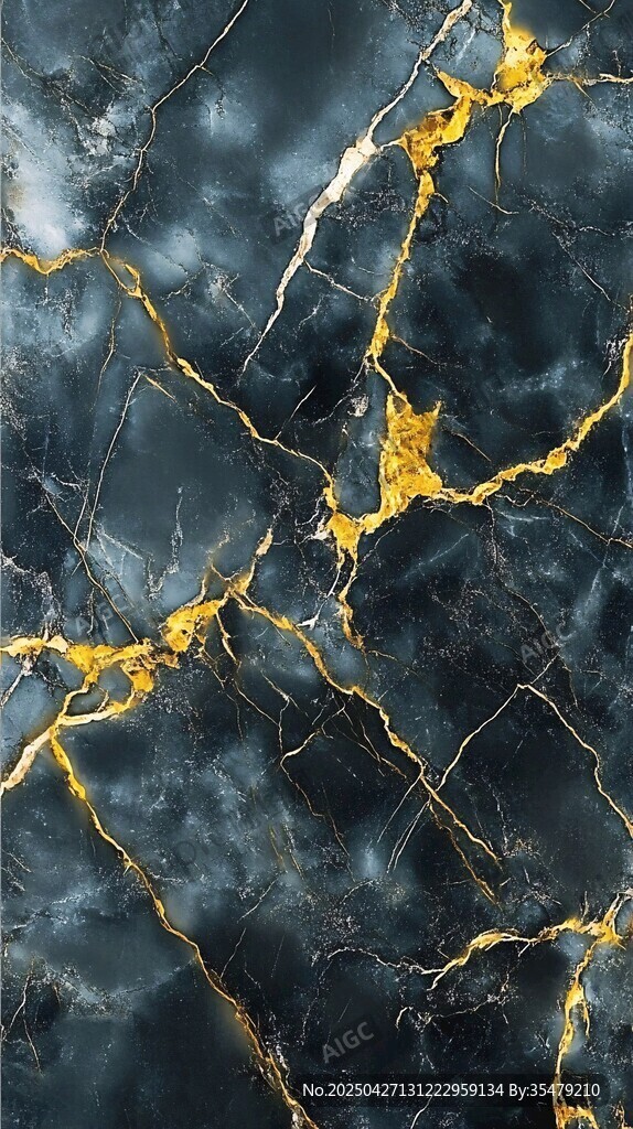 黑金大理石纹理背景图