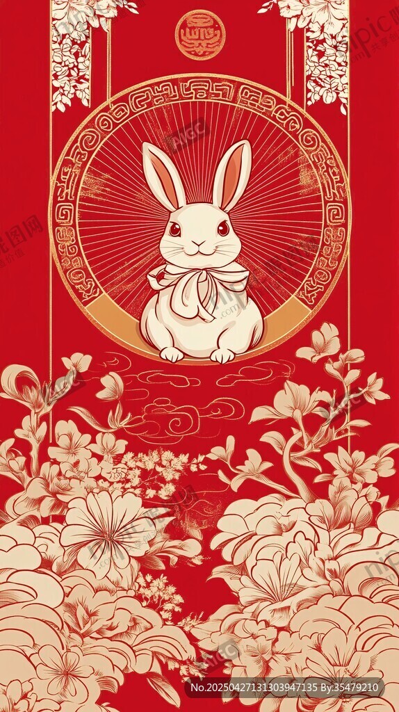 兔年祥瑞图