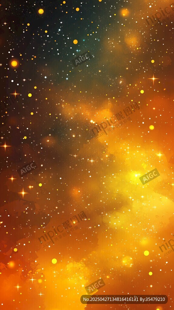 梦幻璀璨星空背景图