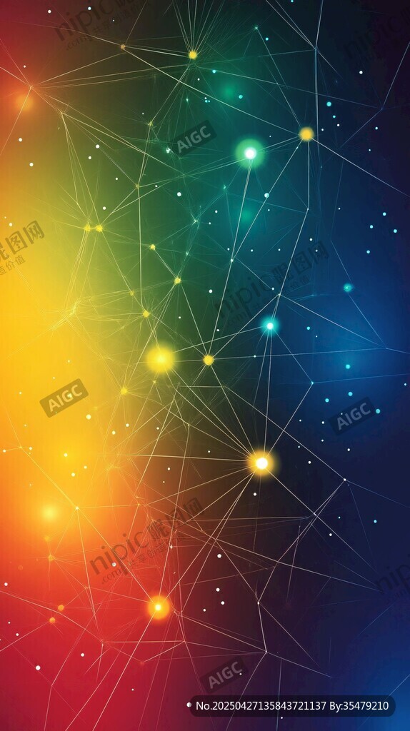 梦幻炫彩星空网络背景图