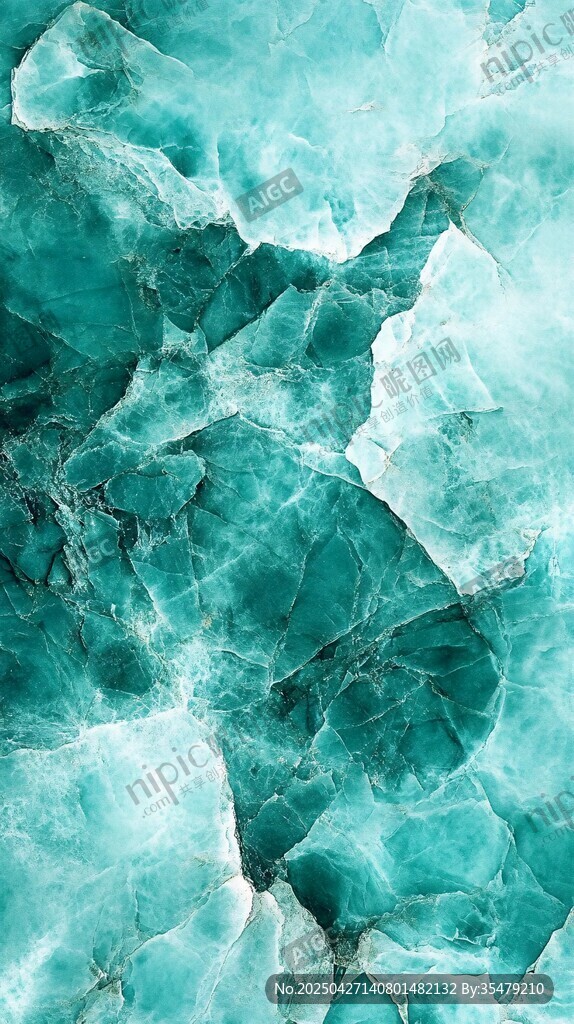 翠绿水晶石纹理背景