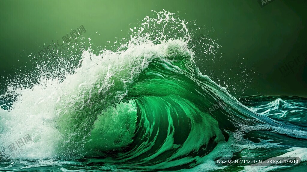 绿海惊涛