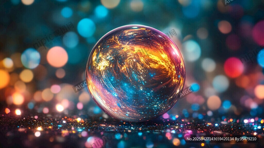 梦幻炫彩水晶球