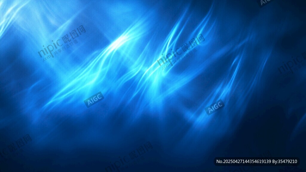 梦幻蓝色光效背景图
