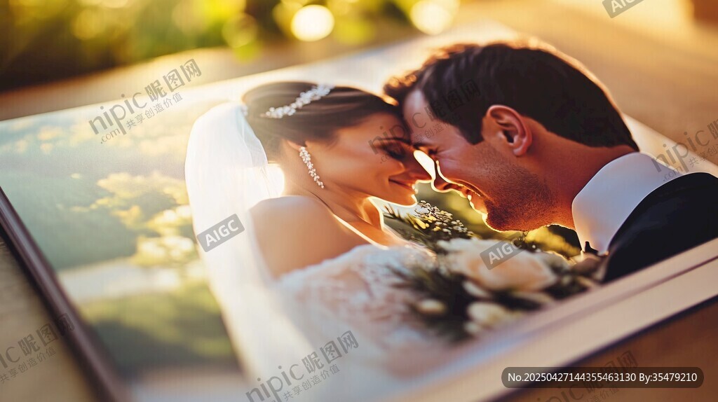 浪漫婚纱照内页甜蜜瞬间