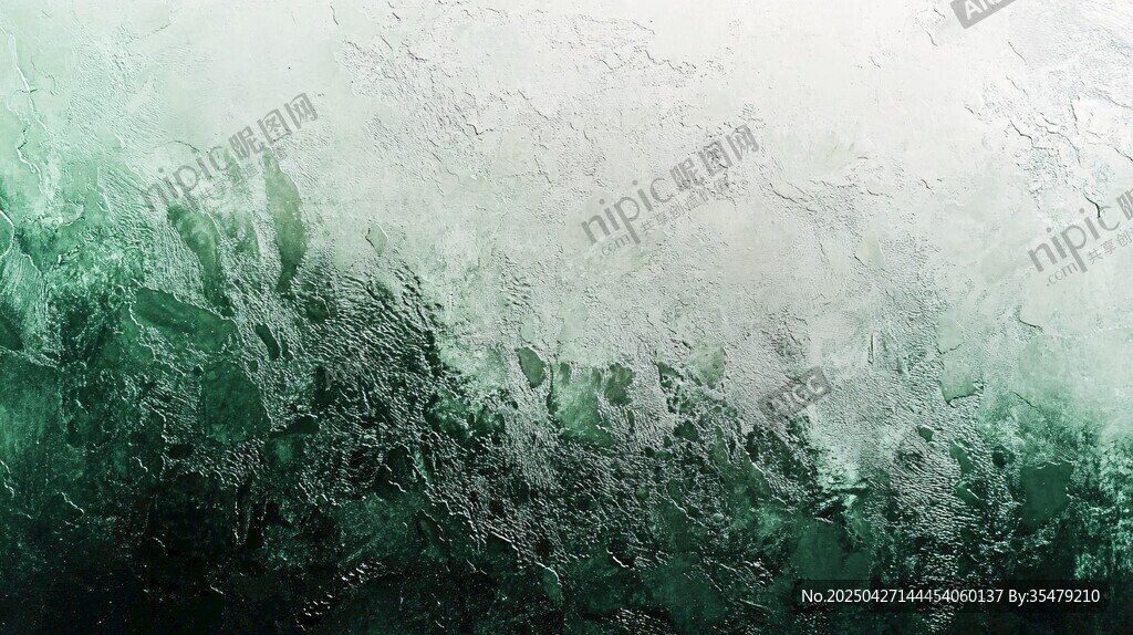 翠绿色调抽象纹理背景图