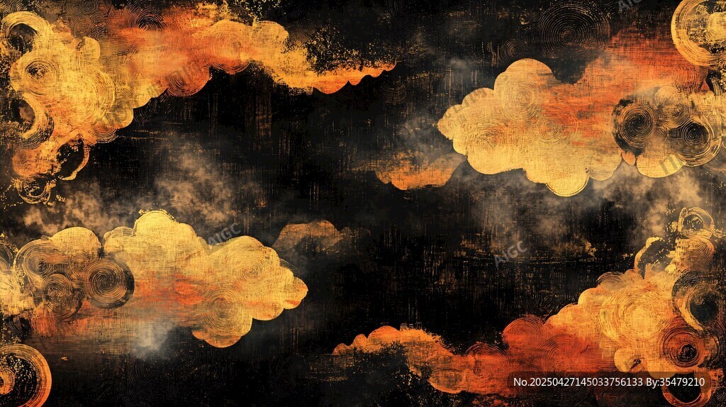 梦幻云海奇幻背景图