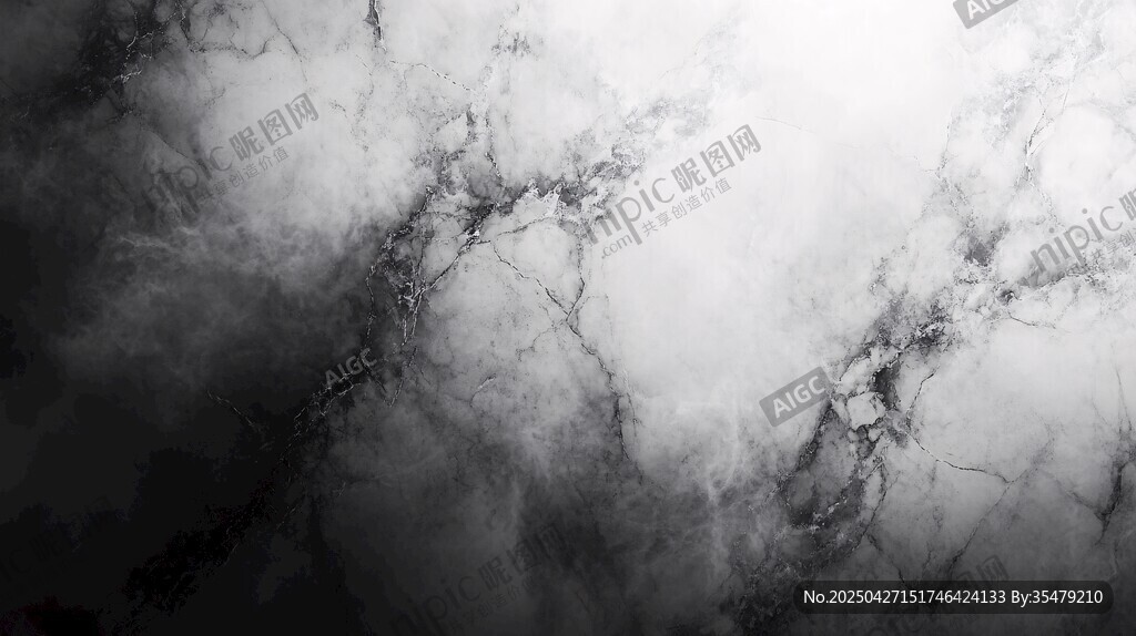 黑白水墨大理石纹理背景