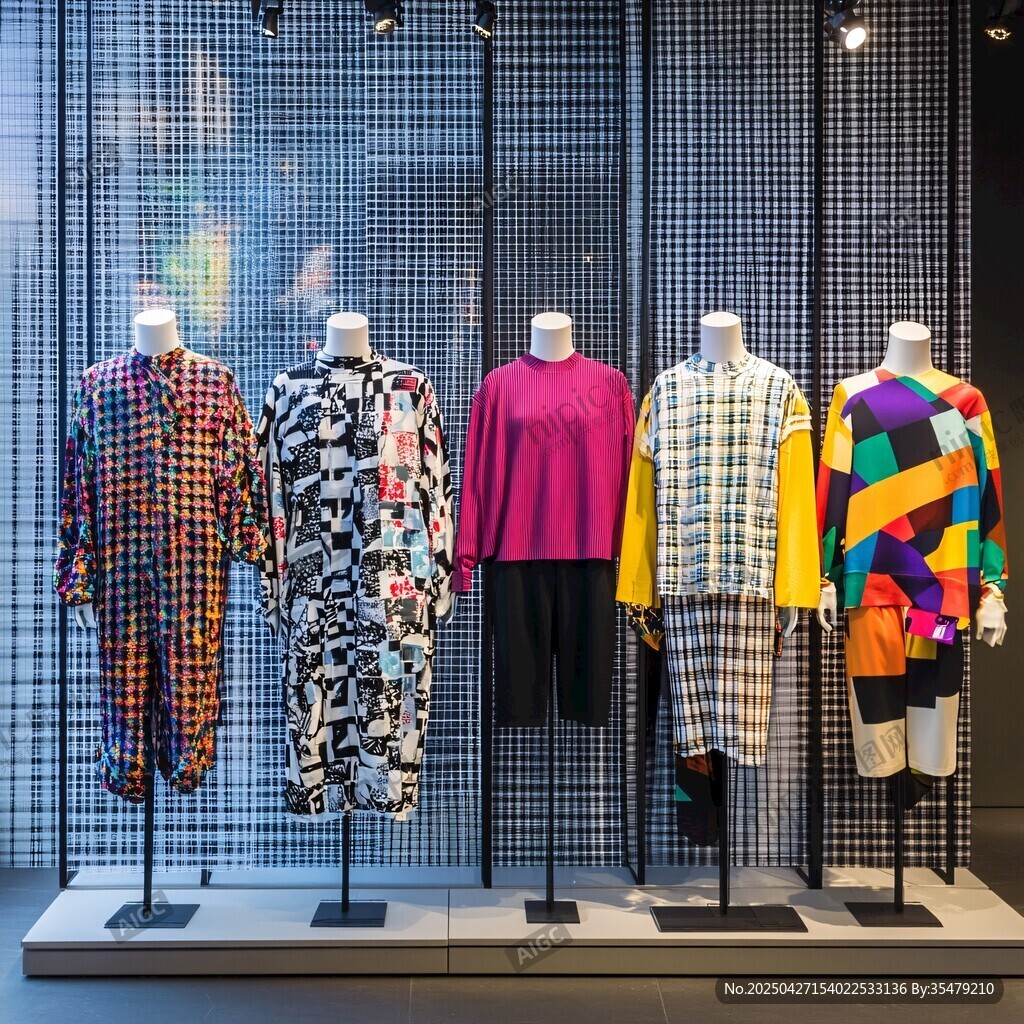 时尚服饰橱窗展示