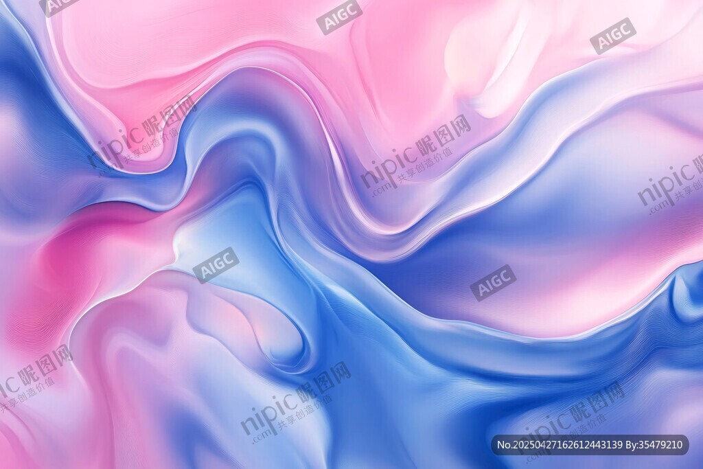 梦幻渐变流体艺术背景