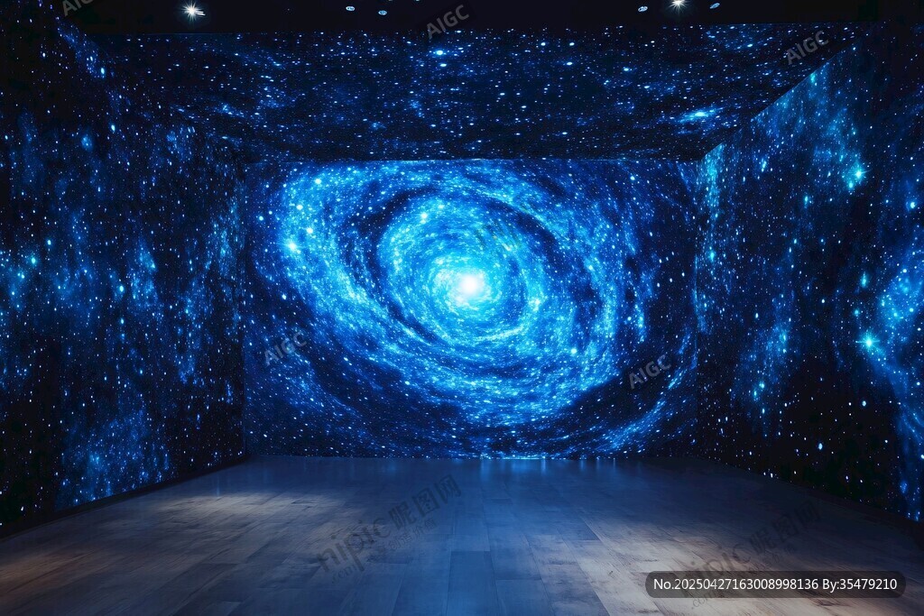 梦幻星空主题室内场景