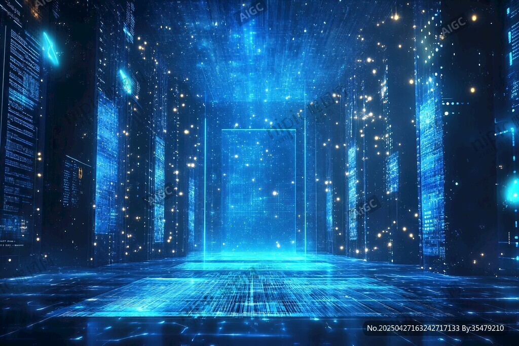 科技感十足的虚拟数字空间
