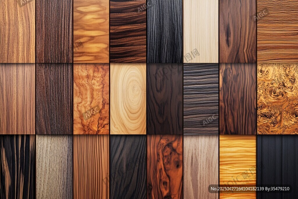 多样木材纹理展示