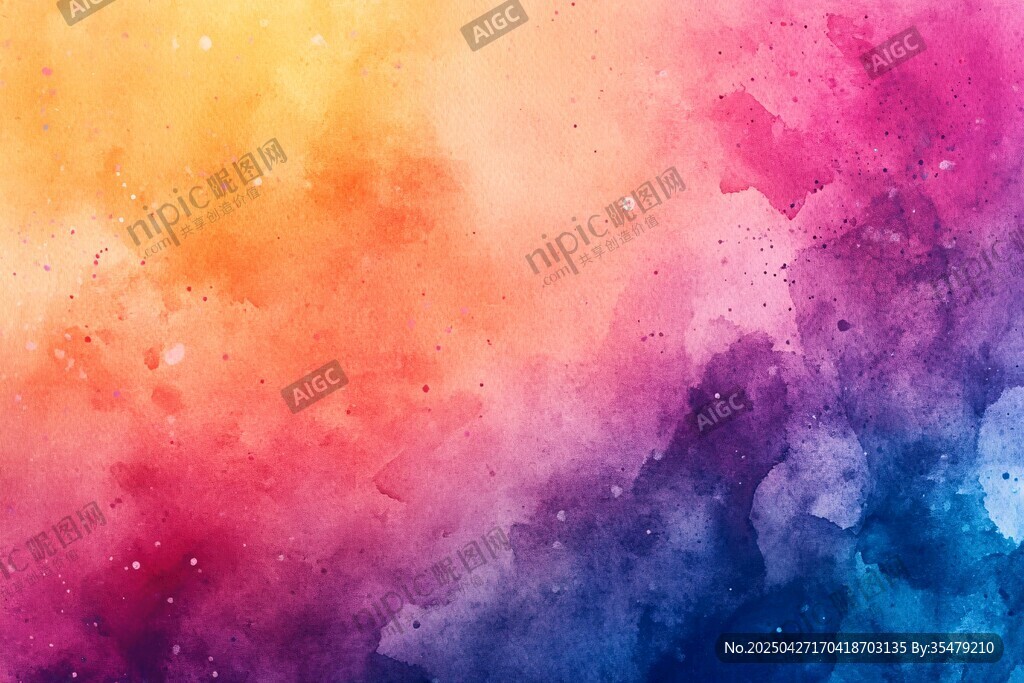 梦幻水彩渐变背景纹理