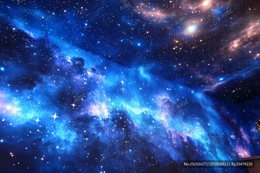 梦幻璀璨星空宇宙景象