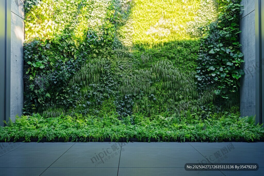 室内垂直绿植墙景观
