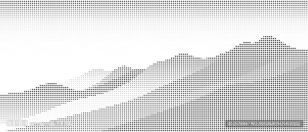 点状山