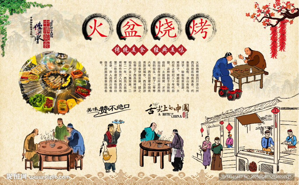 火盆烧烤