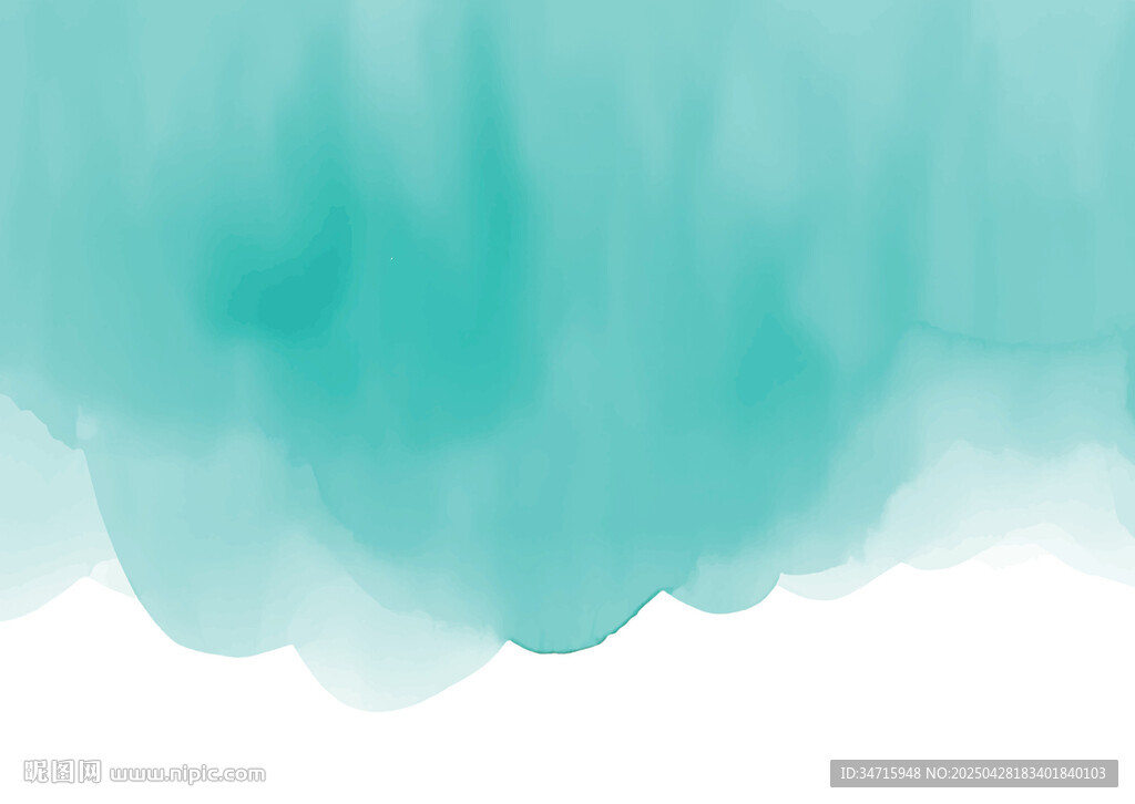 淡青色水彩背景纹理