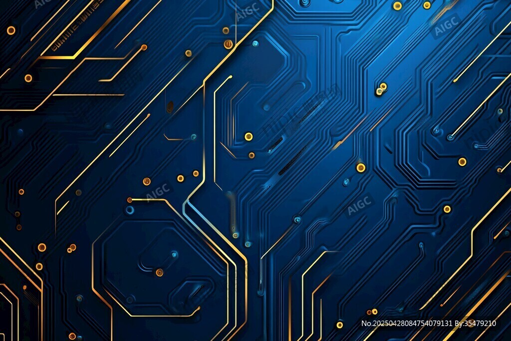 科技感电路板背景图