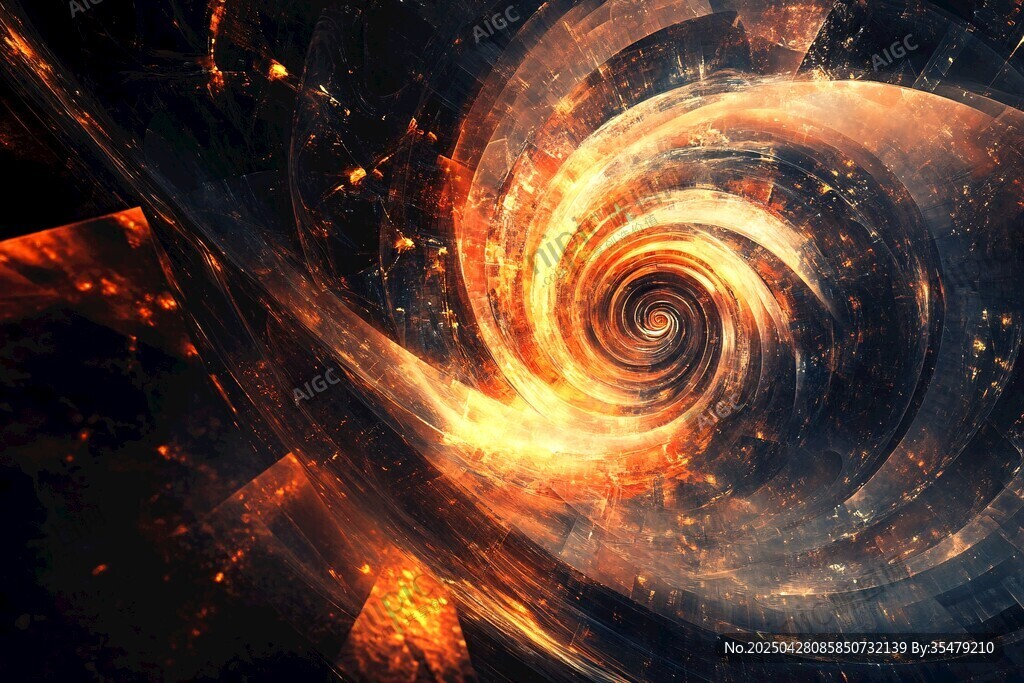 炫彩宇宙漩涡奇幻景象