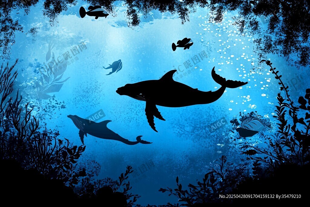 梦幻海底世界海洋生物剪影