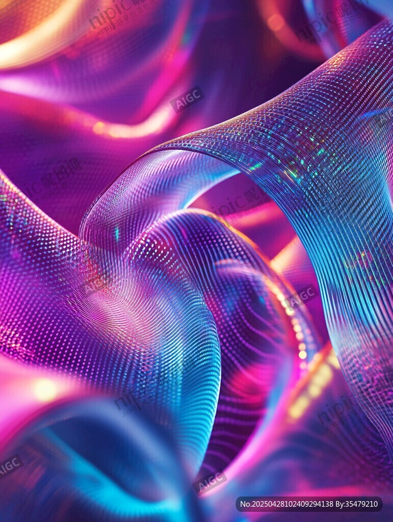 炫彩动感的未来科技纹理
