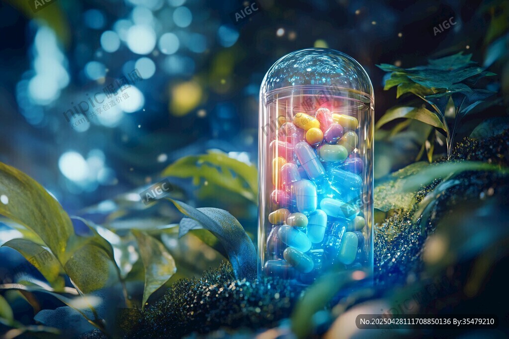 梦幻植物间的发光胶囊