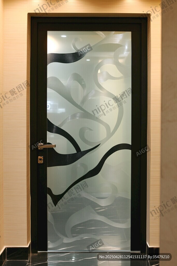艺术玻璃门设计展示