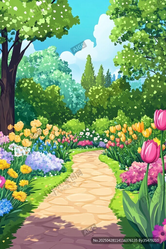 梦幻花园小径