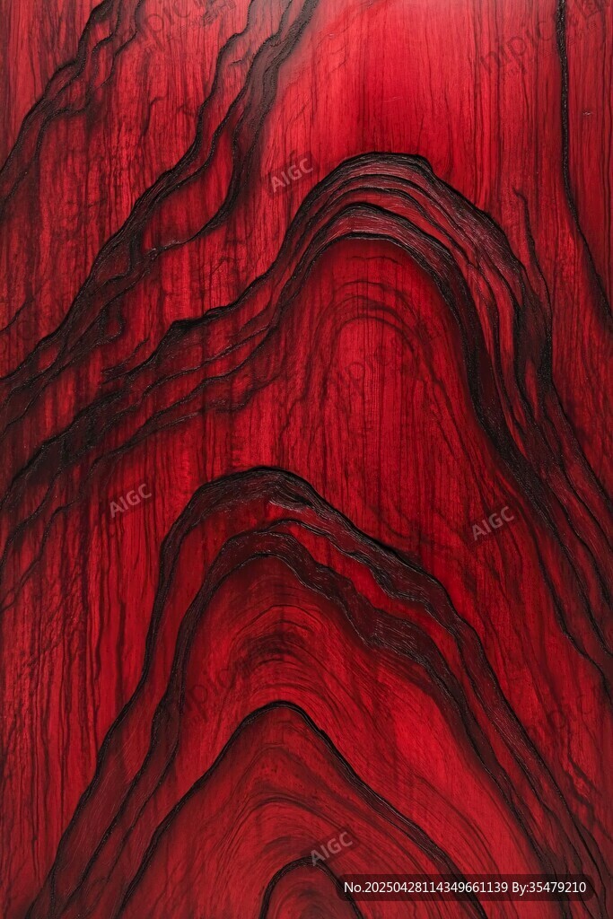 深红木纹纹理图案