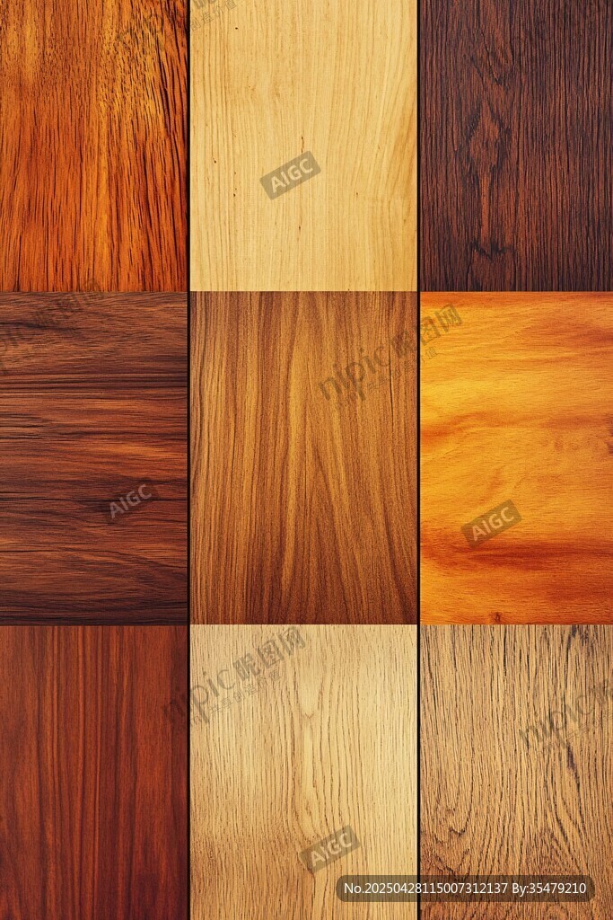 多样木纹板材展示
