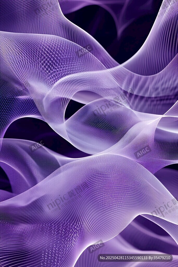 梦幻紫色动感线条纹理图