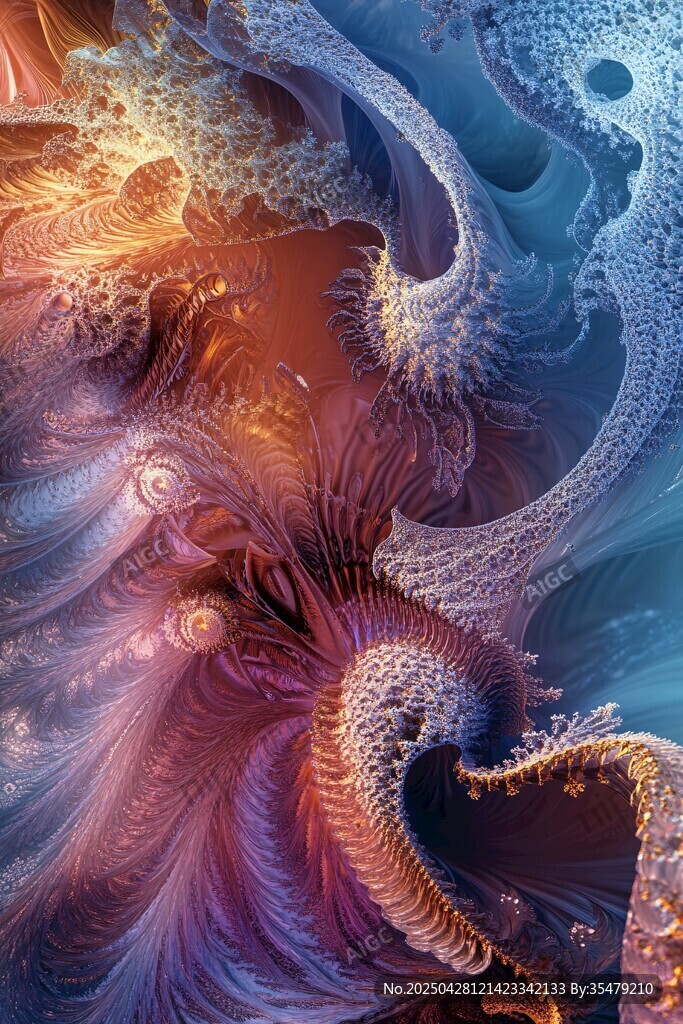 梦幻绚丽的抽象艺术纹理
