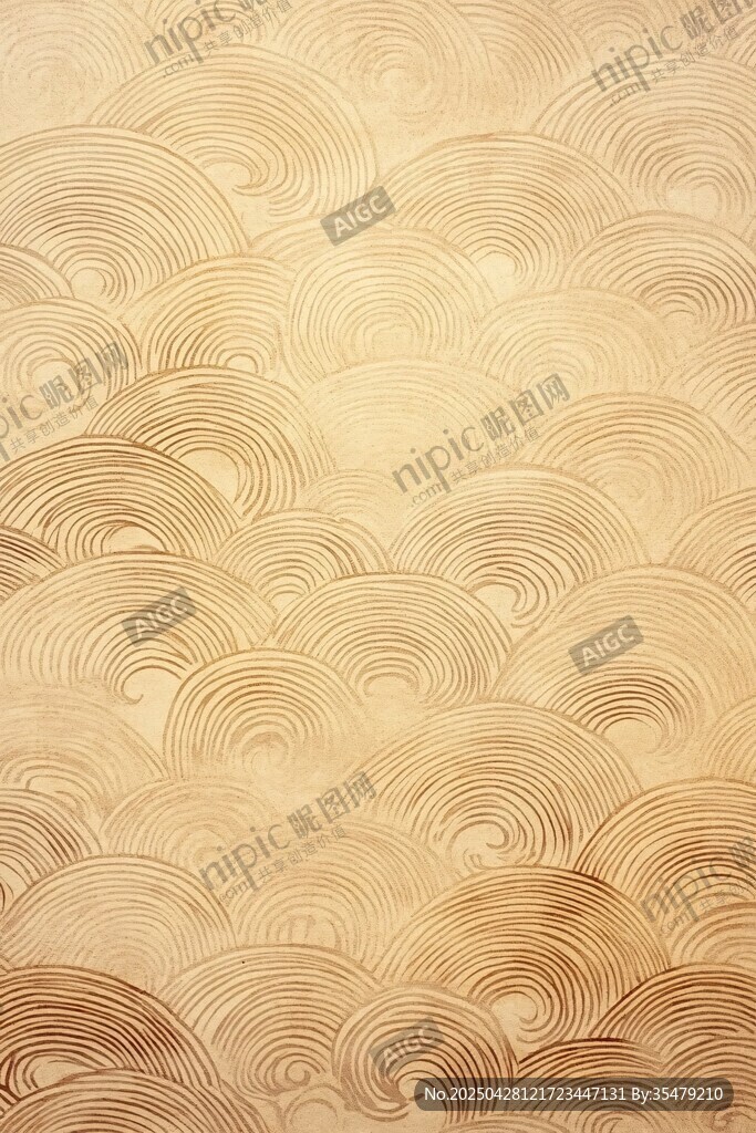 金色波纹纹理背景图案