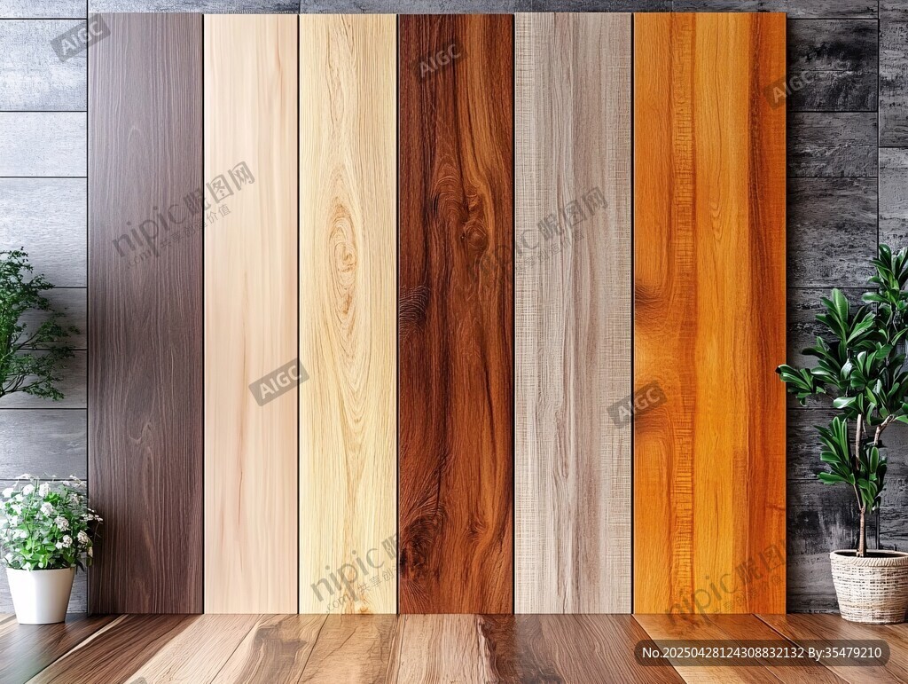 多样木纹板材展示