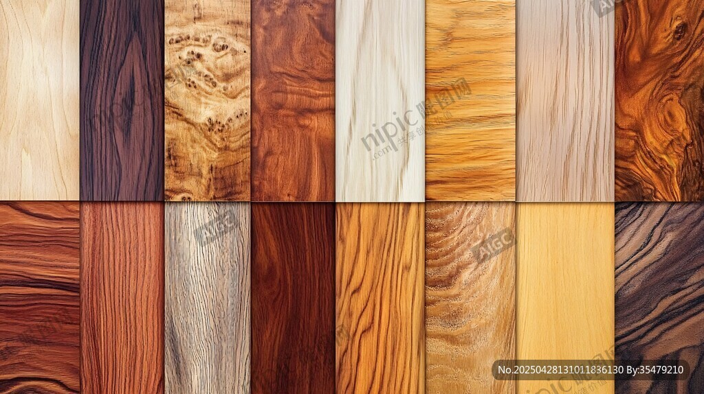 多样木材纹理展示