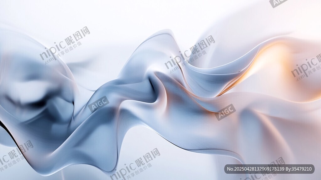 流动幻彩烟雾抽象艺术图