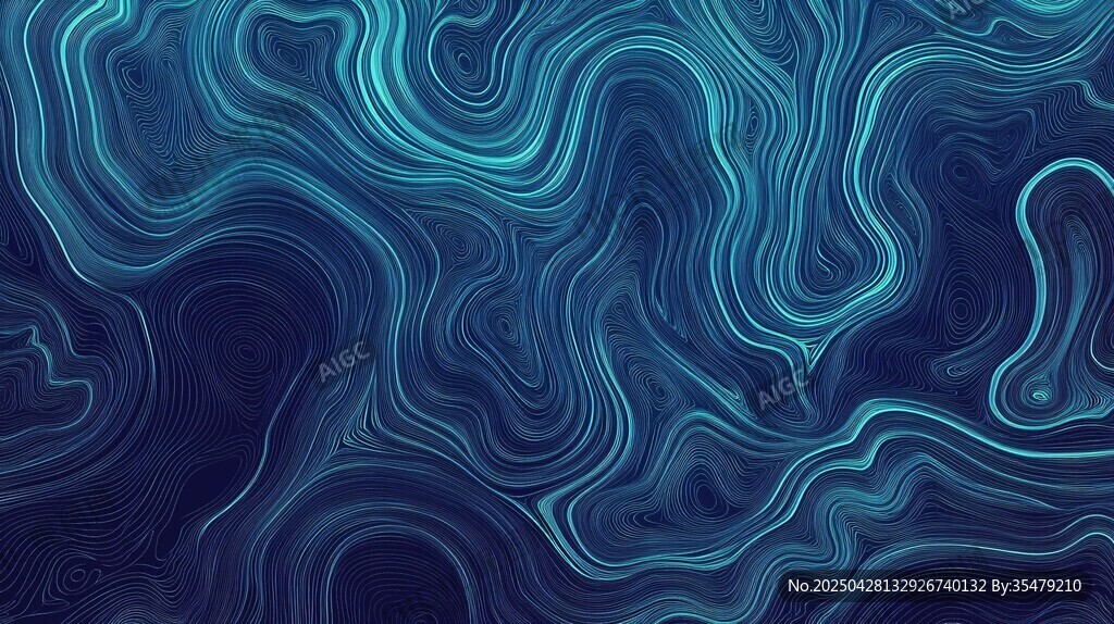 蓝调流体抽象纹理背景