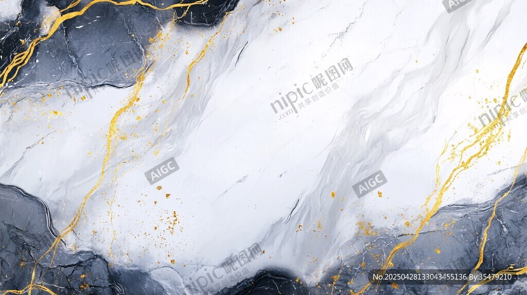 奢华金纹大理石纹理背景