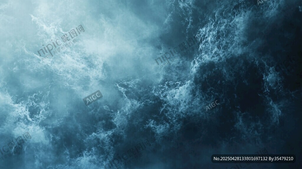 深海云雾般的梦幻景象