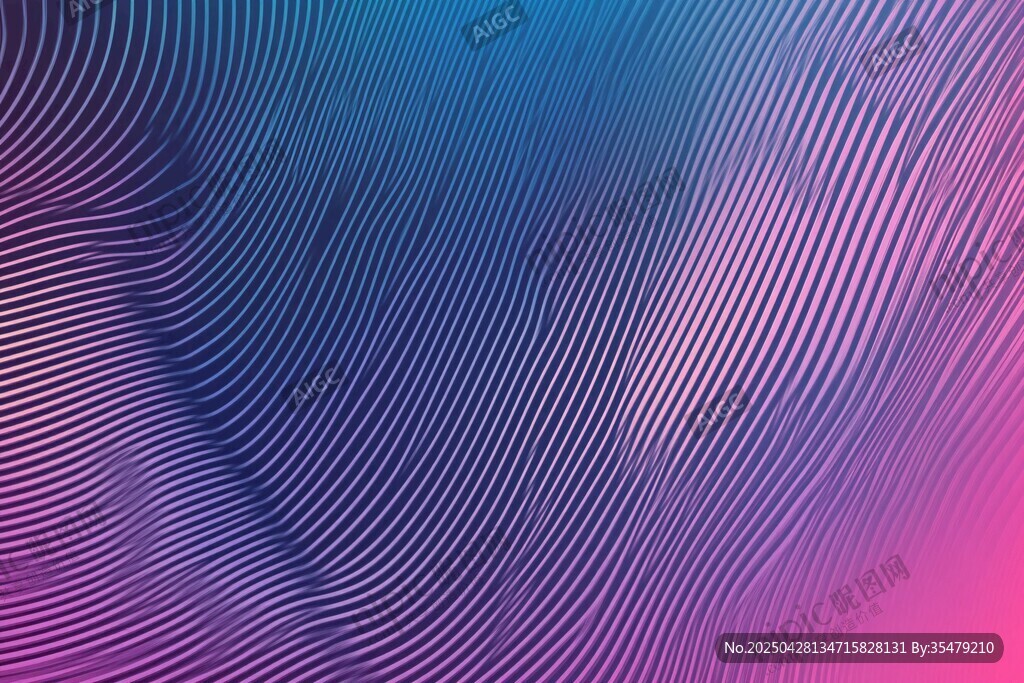 梦幻渐变线条抽象背景图