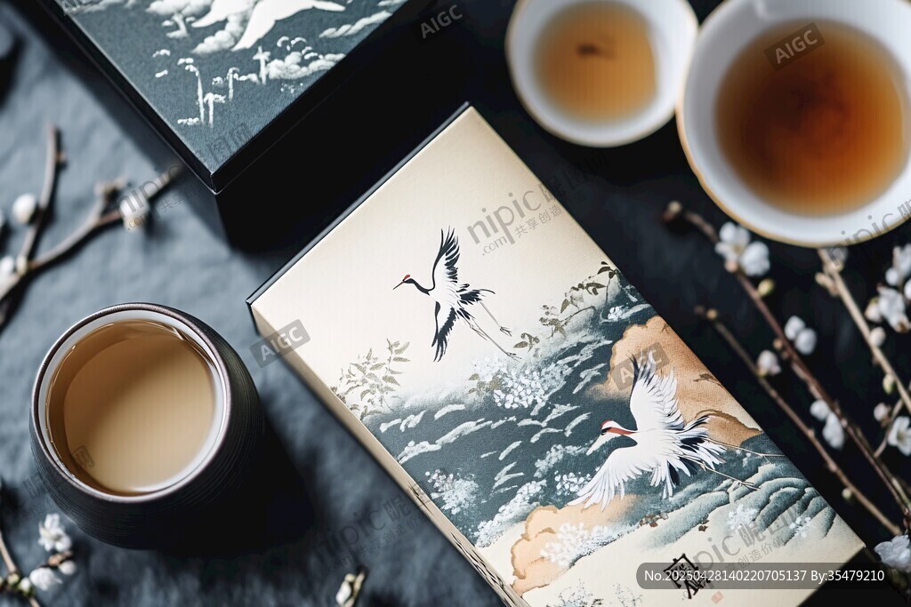 中式茶韵 鹤影茶香之美