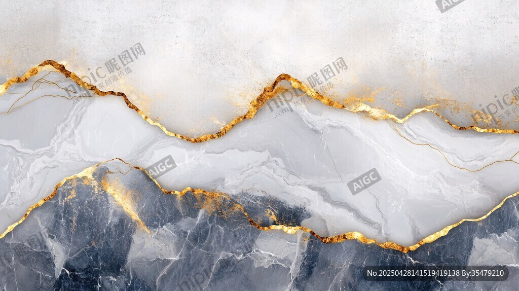 金纹大理石纹理装饰图案