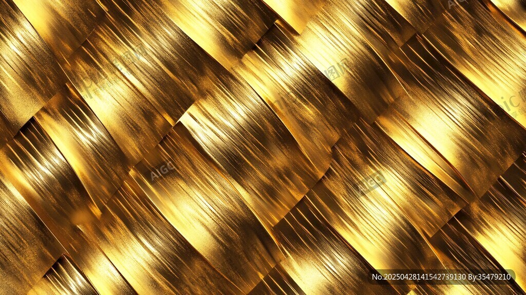 金色编织纹理背景图案
